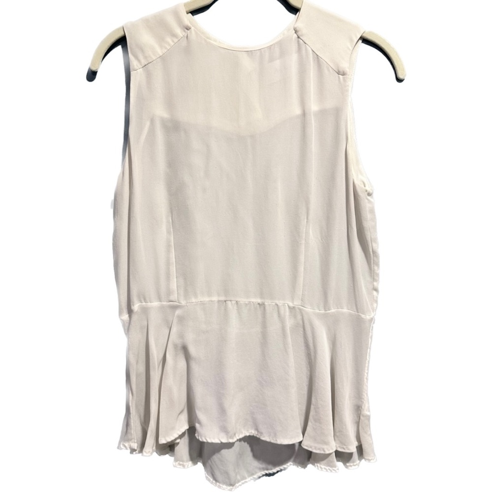 A.L.C. Silk Peplum Blouse